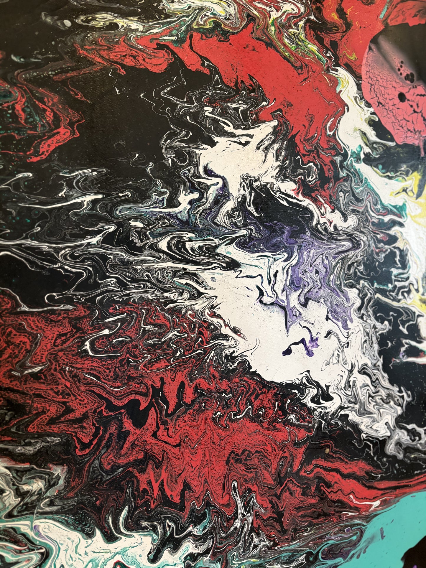 Bizarre Original Pour Painting