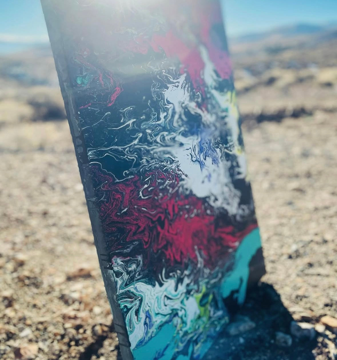 Bizarre Original Pour Painting