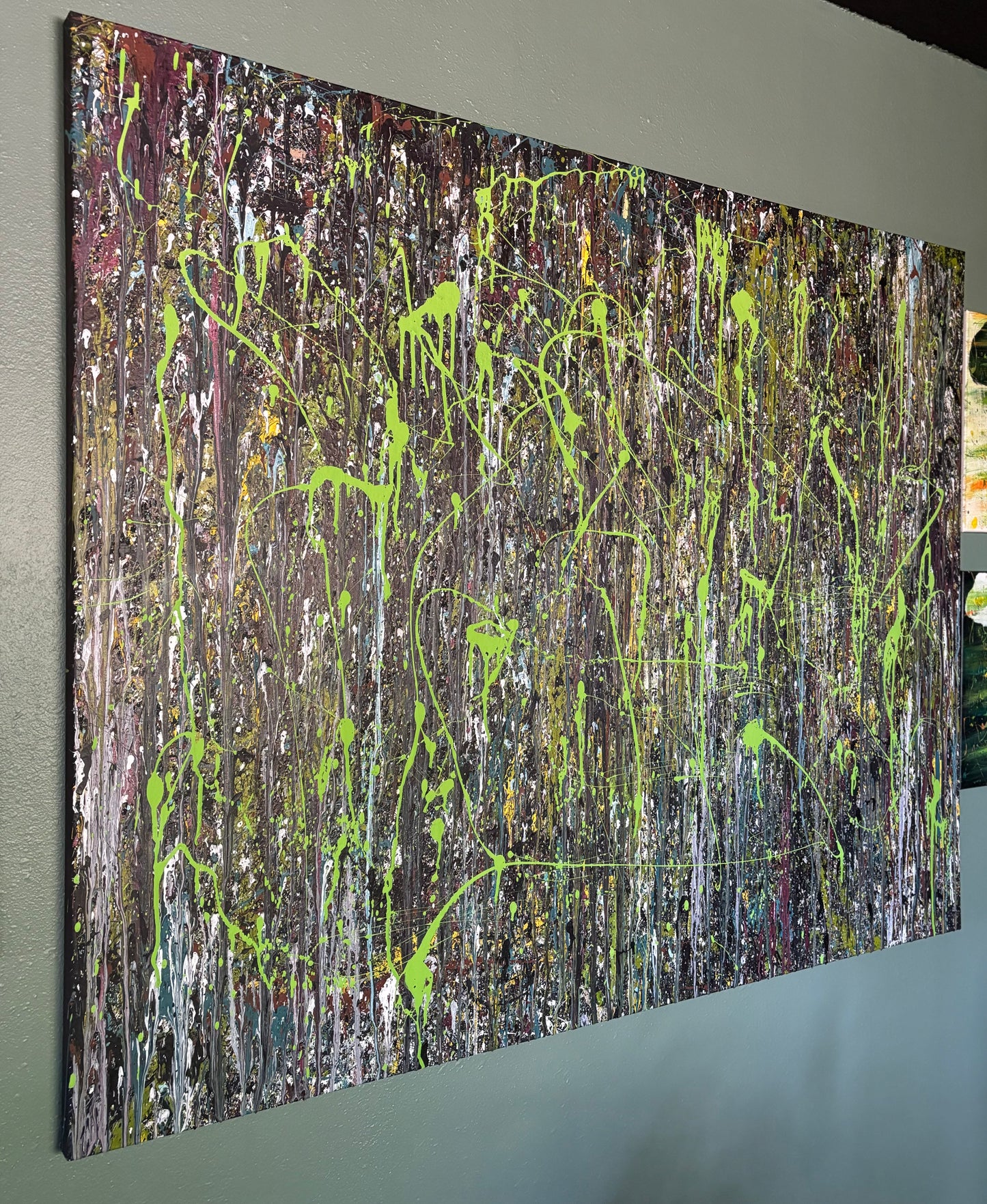 Umbrava Original Splatter, Drip & Pour Painting