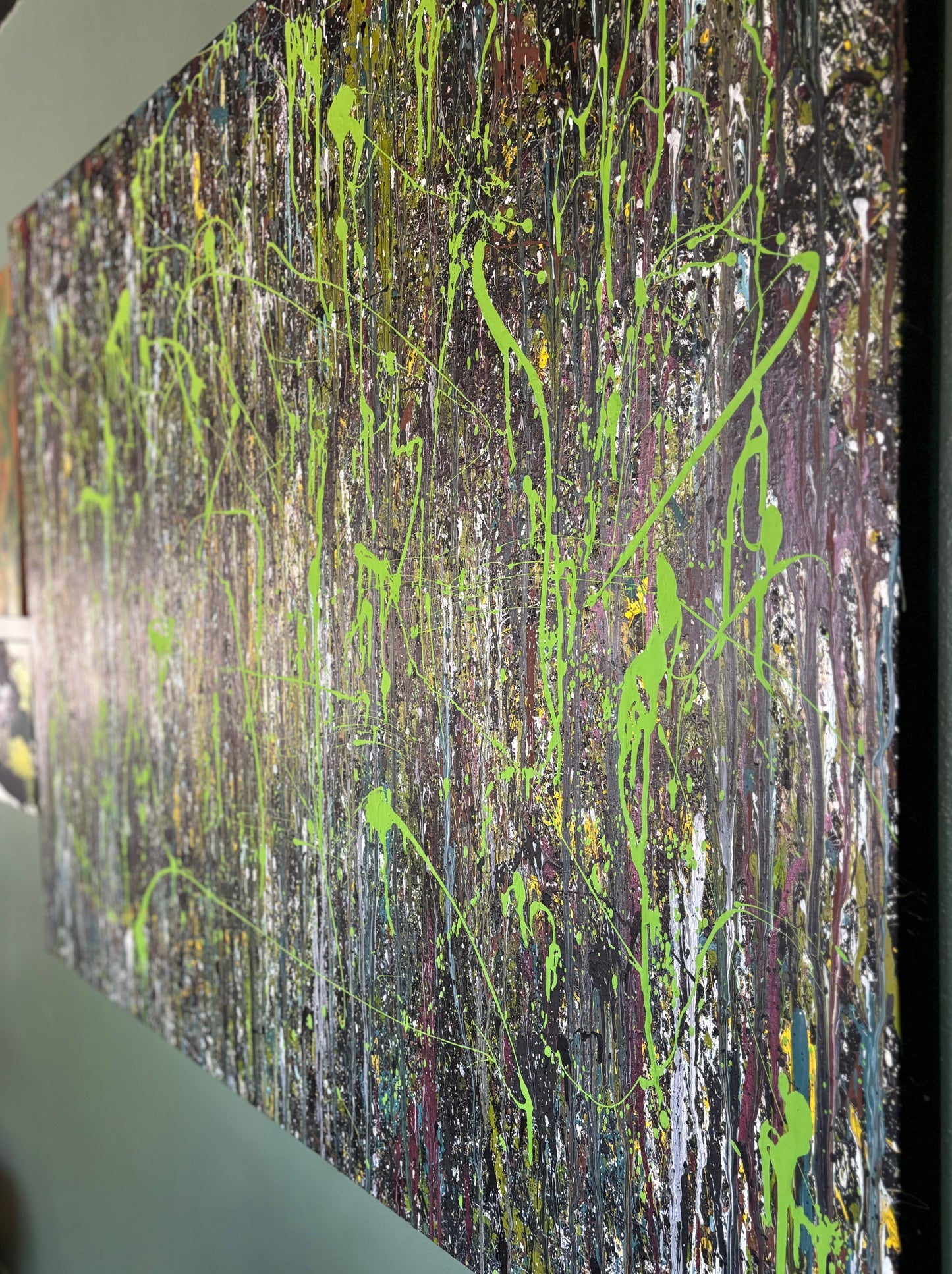 Umbrava Original Splatter, Drip & Pour Painting