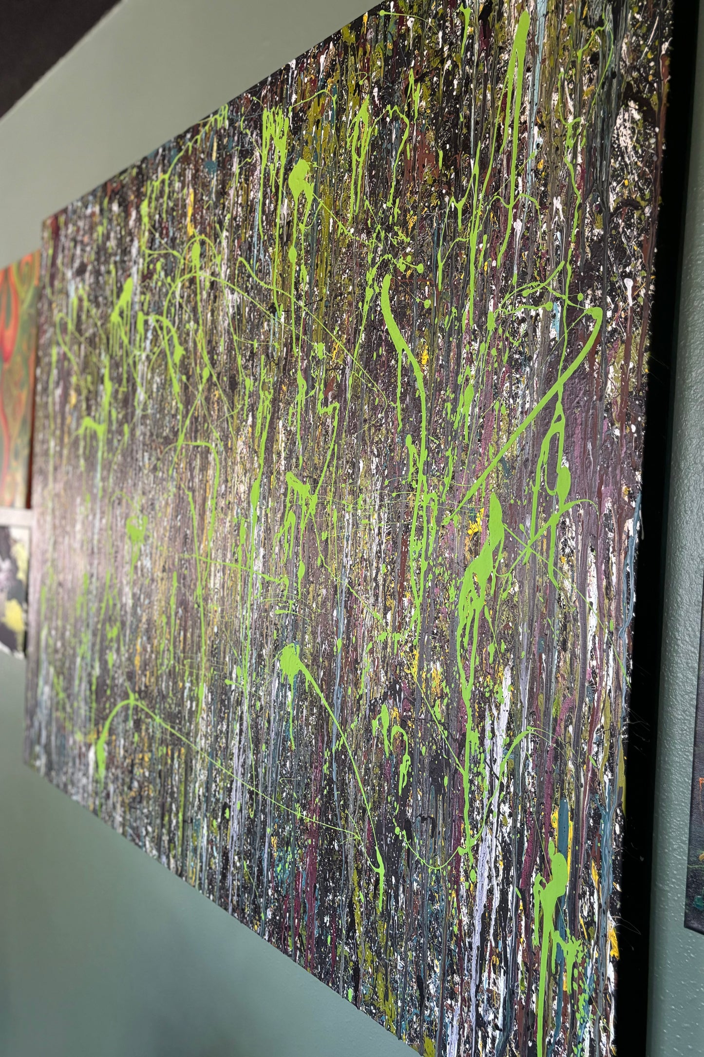 Umbrava Original Splatter, Drip & Pour Painting