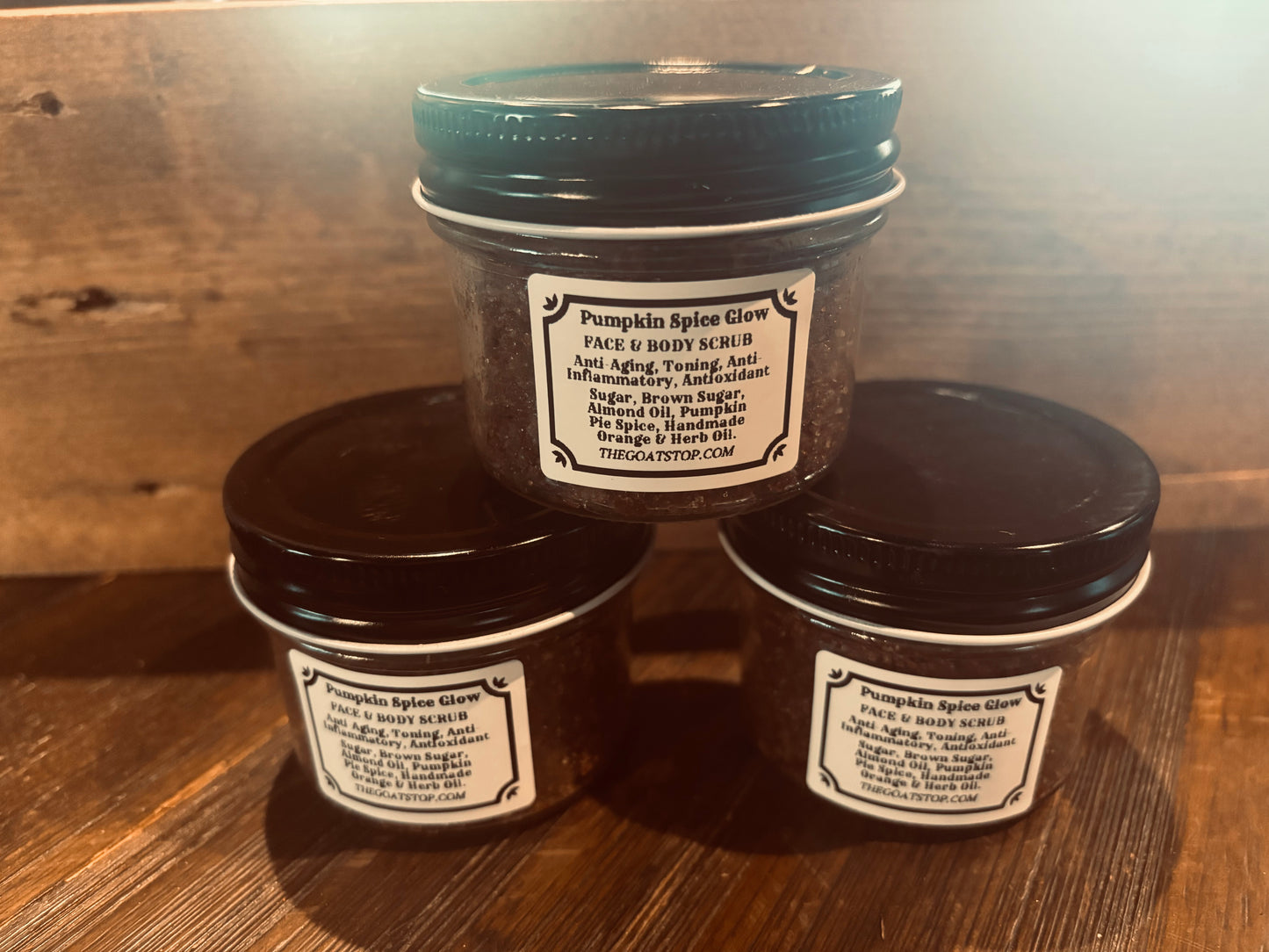 SEASONAL PUMPKIN SPICE GLOW FACE & BODY SCRUB (Toning & Anti-Aging)