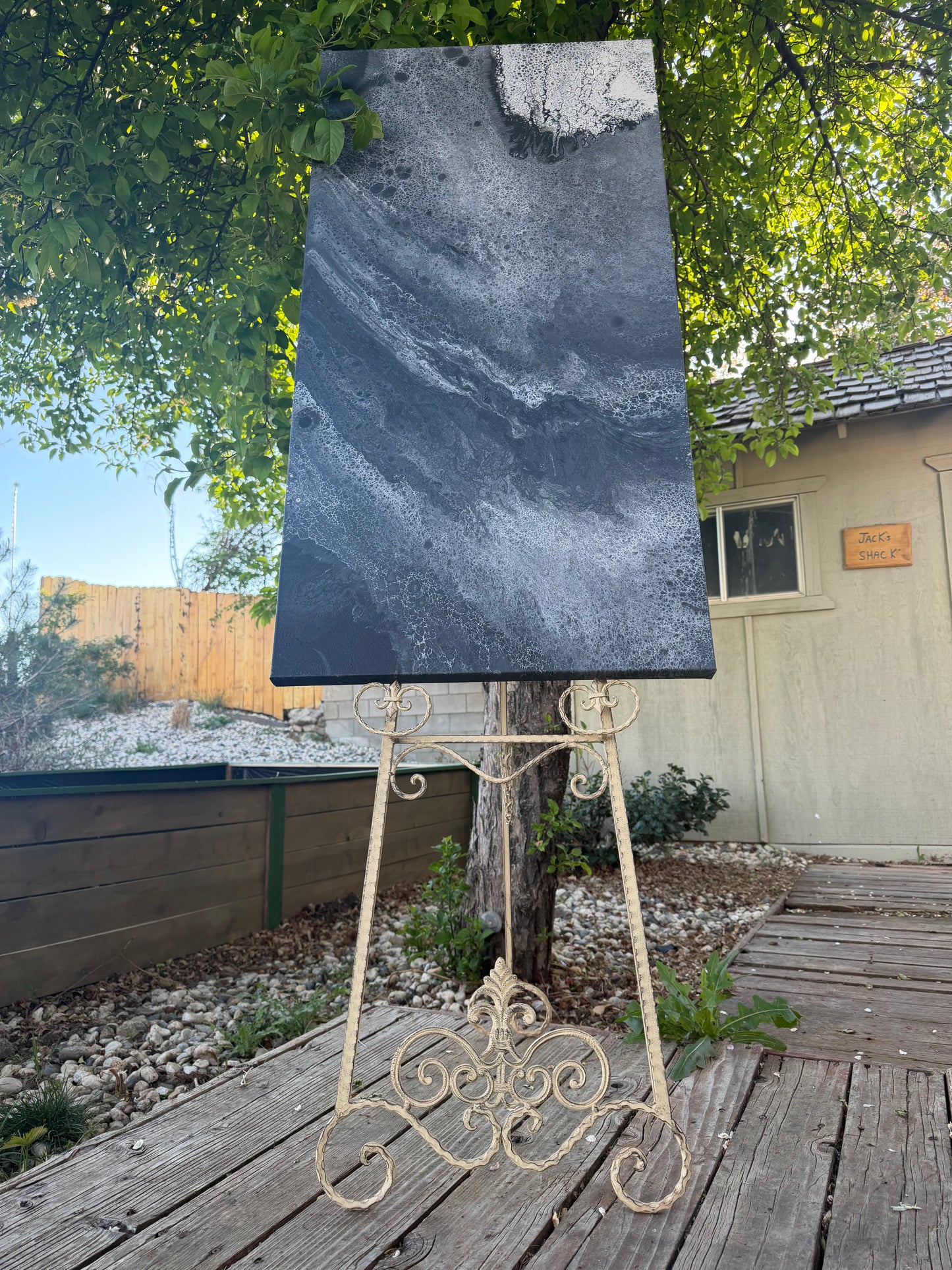 Mirror Original Pour Painting