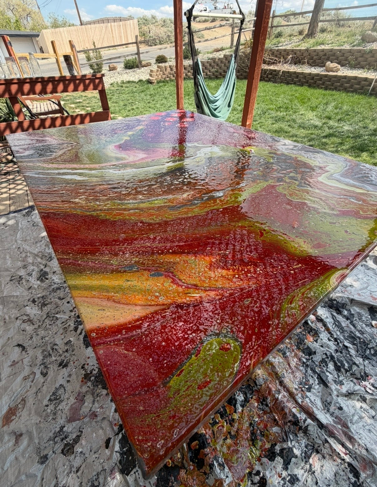 34 Original Pour Painting