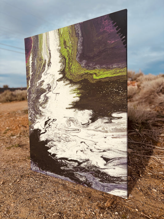 SOLD The Kristian Acrylic Pour Painting