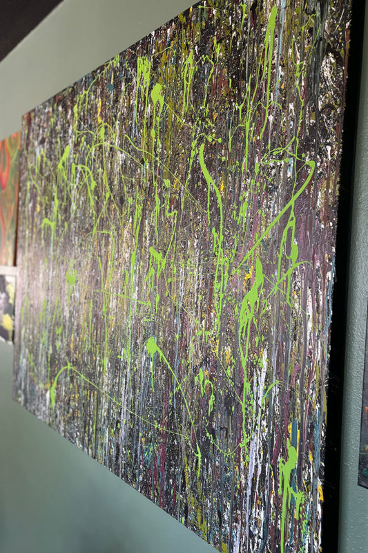 Umbrava Original Splatter, Drip & Pour Painting